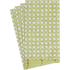 Holly Trellis Paper Guest Towel Napkins - a stack of folded napkins with a striking pattern, perfect for elevating any occasion. Made of triple-ply tissue, biodegradable and compostable. 15 napkins per package.