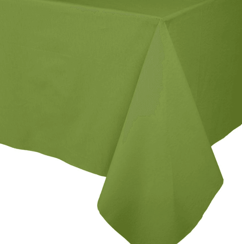 Paper Linen Solid Table Cover - A plush, textural tablecloth alternative that&
