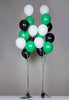 Balloons black white green