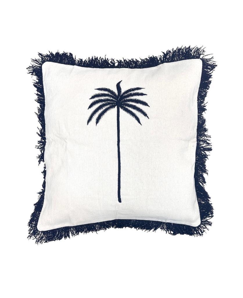 Cushion Cover with Palm Tree Design