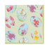 Floral Decorated Eggs Luncheon Napkins - Triple-ply, eco-friendly paper napkins featuring flower designs and eggs. 20 per package.