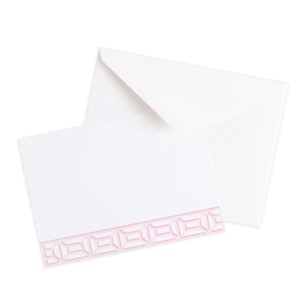 Blank correspondence cards with a lovely printed border and coordinating envelopes. Set of 20.