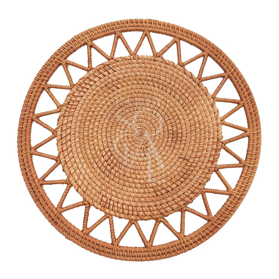 CHARGER PLATE - WOVEN RATTAN
